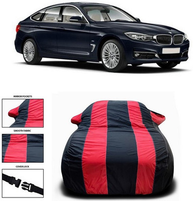 SEBONGO Car Cover For BMW 3 Series (With Mirror Pockets)(Red, Black)