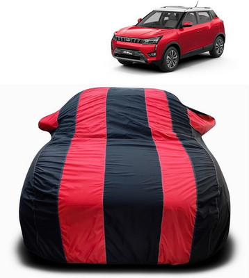 ANTHUB Car Cover For Mahindra XUV 300 (With Mirror Pockets)(Red, Black)