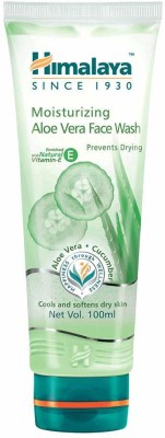 HIMALAYA Since 1930 Moisturizing Aloe Vera  100ml Pack of 6 Face Wash(600 g)