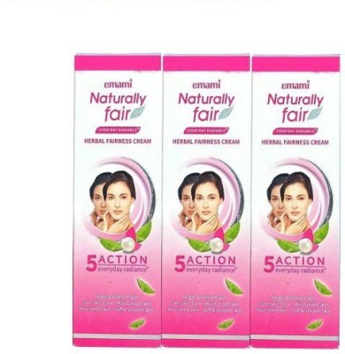 EMAMI Naturally Fair EVERYDAY RADIANCE Herbal Fairness Cream for Daily Use(75 ml)
