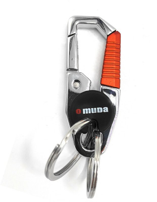 Blue Aura 3747 Metal Keychain Orange color Key Chain