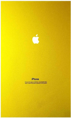 Sharp beak Full Body Glossy Light Skin for iPhoneX & All Mobile Phones Mobile Skin(Yellow)