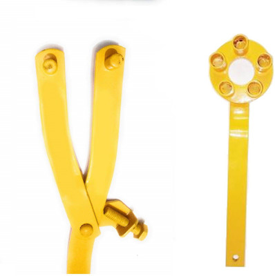 FIXKIT Bike Clutch Holder 5 Pin , Multi-Vehicle Variator Remover Puller Tool Kanchi Pullar Lever Tool(12 cm)