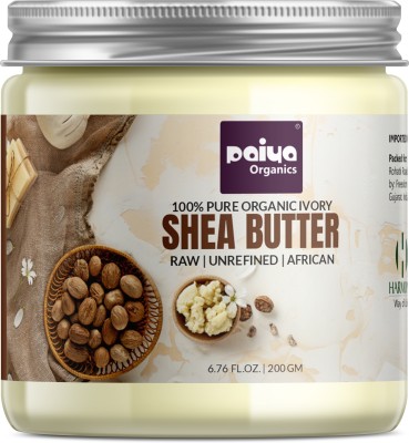 paiya organics 200gm Organic Raw Shea Butter For Stretch Marks From Ghana For Skin, Hair & Face(200 g)