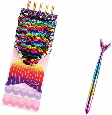 vagmine kreations Mermaid Stationery Set(Pack of 2, Ink Color - Blue)