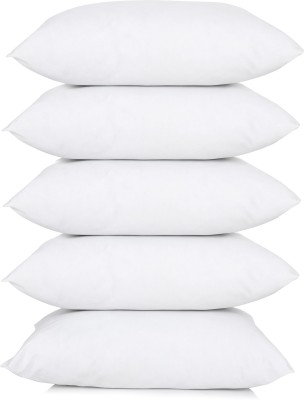 Kanishka enterprises Royal_01 Polyester Fibre Solid Sleeping Pillow Pack of 5(White)