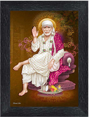 Poster N Frames Sai Baba Religious Frame
