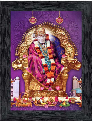 Poster N Frames Sai Baba Religious Frame