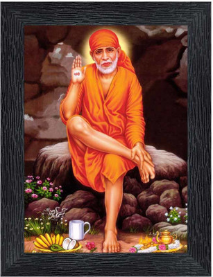 Poster N Frames Sai Baba Religious Frame