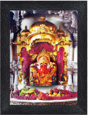Poster N Frames Shree Siddhivinayak Ganapati Mumbai Religious Frame