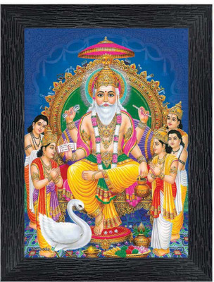 Poster N Frames Lord Shree Vishwakarma Ji Religious Frame