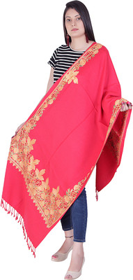 Vasaba Embroidered Wool Blend Women Stole