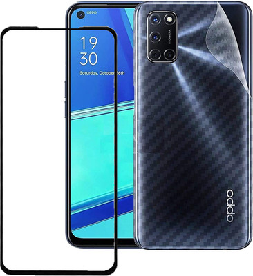 HOBBYTRONICS Front and Back Screen Guard for Oppo A52(Pack of 1)