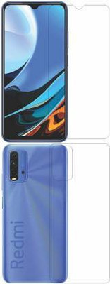 SOLIVAGANT Front and Back Tempered Glass for Redmi 9 Power(Pack of 2)