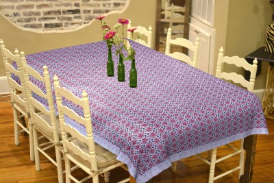 GYT Printed 6 Seater Table Cover(Multicolor, PVC)