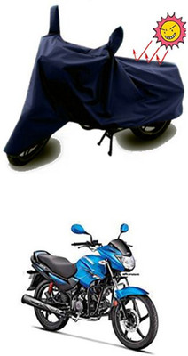 Coverit Two Wheeler Cover for Hero(Blue)
