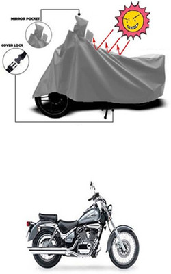 Coverit Two Wheeler Cover for Suzuki(Grey)