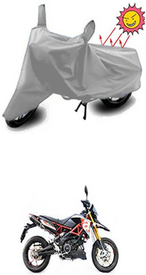 Coverit Two Wheeler Cover for Aprilia(Silver)