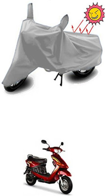 Coverit Two Wheeler Cover for Indus(Yo Spark, Silver)