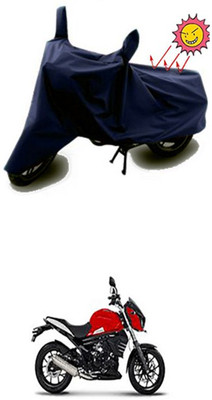 Toy Ville Two Wheeler Cover for Mahindra(Blue)