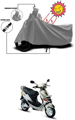 Toy Ville Two Wheeler Cover for Hero(E Sprint, Grey)