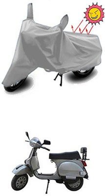 Coverit Two Wheeler Cover for LML(Silver)