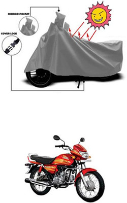 Coverit Two Wheeler Cover for Hero(Grey)