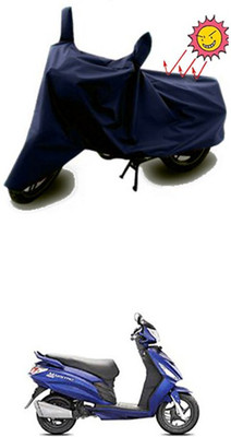 Coverit Two Wheeler Cover for Hero(Blue)