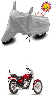 Toy Ville Two Wheeler Cover for Bajaj(Enticer, Silver)