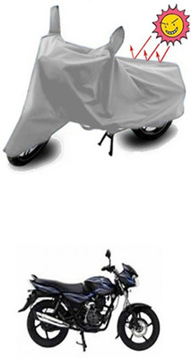 Coverit Two Wheeler Cover for Bajaj(Discover 100 DTS-i, Silver)
