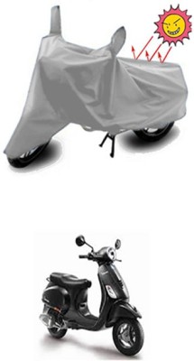 Coverit Two Wheeler Cover for Universal For Bike(Vespa, Silver)