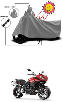 Coverit Two Wheeler Cover for Triumph(Grey)