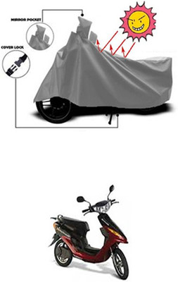 Coverit Two Wheeler Cover for Indus(Yo Electron, Grey)