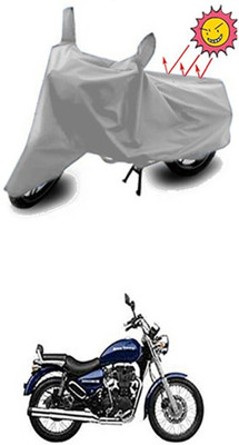 Coverit Two Wheeler Cover for Royal Enfield(Thunderbird 350, Silver)