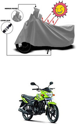 Toy Ville Two Wheeler Cover for Suzuki(Hayate, Grey)