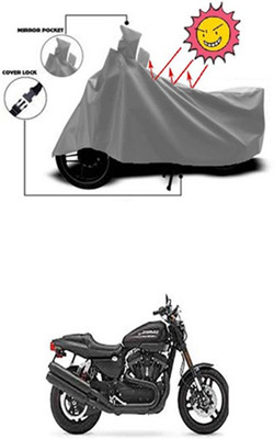Coverit Two Wheeler Cover for Harley Davidson(Grey)