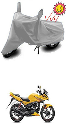 Coverit Two Wheeler Cover for Hero(Ignitor, Silver)