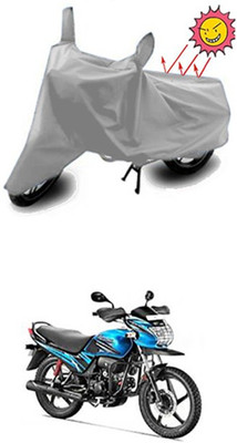 Coverit Two Wheeler Cover for Hero(Passion Pro TR, Silver)