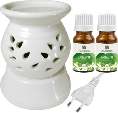 Aatiutik Jasmine Diffuser Set AT-130ELEDIFF001-2JAS(3 x 6.67 ml)