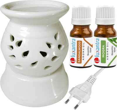 Luxantra Sandalwood, Mogra Diffuser Set LX-130ELEDIFF001-SW-MOG(3 x 6.67 ml)