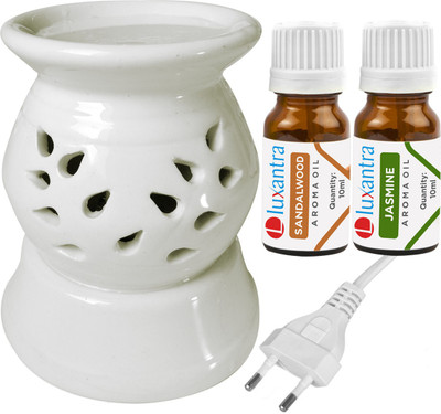 Luxantra Sandalwood, Jasmine Diffuser Set LX-130ELEDIFF001-SW-JAS(3 x 6.67 ml)