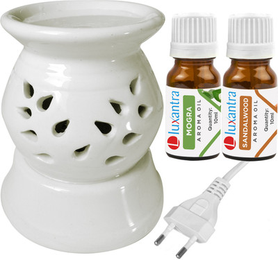 Luxantra Mogra, Sandalwood Diffuser Set LX-130ELEDIFF001-MOG-SW(3 x 6.67 ml)