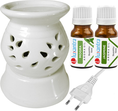Luxantra Mogra, jasmine Diffuser Set LX-130ELEDIFF001-MOG-JAS(3 x 6.67 ml)