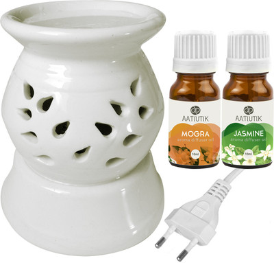 Aatiutik Mogra, Jasmine Diffuser Set AT-130ELEDIFF001-MOG-JAS(3 x 6.67 ml)