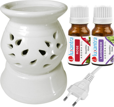 Luxantra Rose, Lavender Diffuser Set LX-130ELEDIFF001-RS-LV(3 x 6.67 ml)