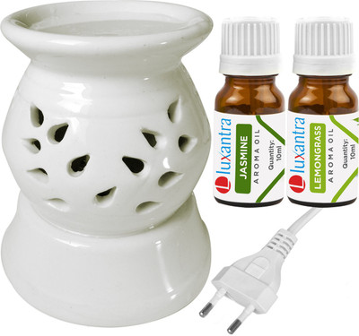 Luxantra Jasmine, Lemongrass Diffuser Set LX-130ELEDIFF001-JAS-LG(3 x 6.67 ml)