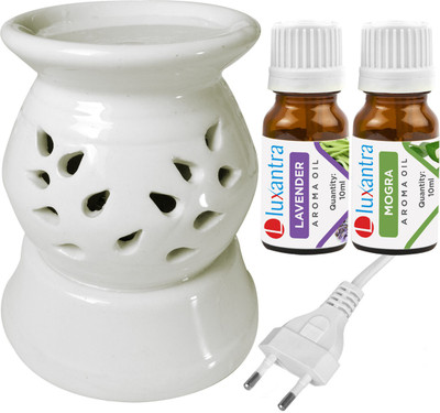 Luxantra Lavender, Mogra Diffuser Set LX-130ELEDIFF001-LV-MOG(3 x 6.67 ml)