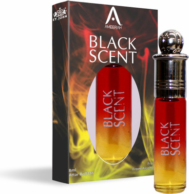 ST-JOHN | Attar Black Scent | 8ml | Pack Of 1 | Floral Attar  (Spicy) For Rs. 149 @ 50 %