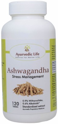 Ayurvedic Life Ashwagandha 120 Tablets Pack of 2(Pack of 2)