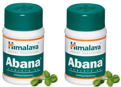 HIMALAYA Abana 60 Tablet (Pack Of 2) (helps in reducing cholesterol levels like in cases of hyperlipidemia)(Pack of 2, 120 Tablets)